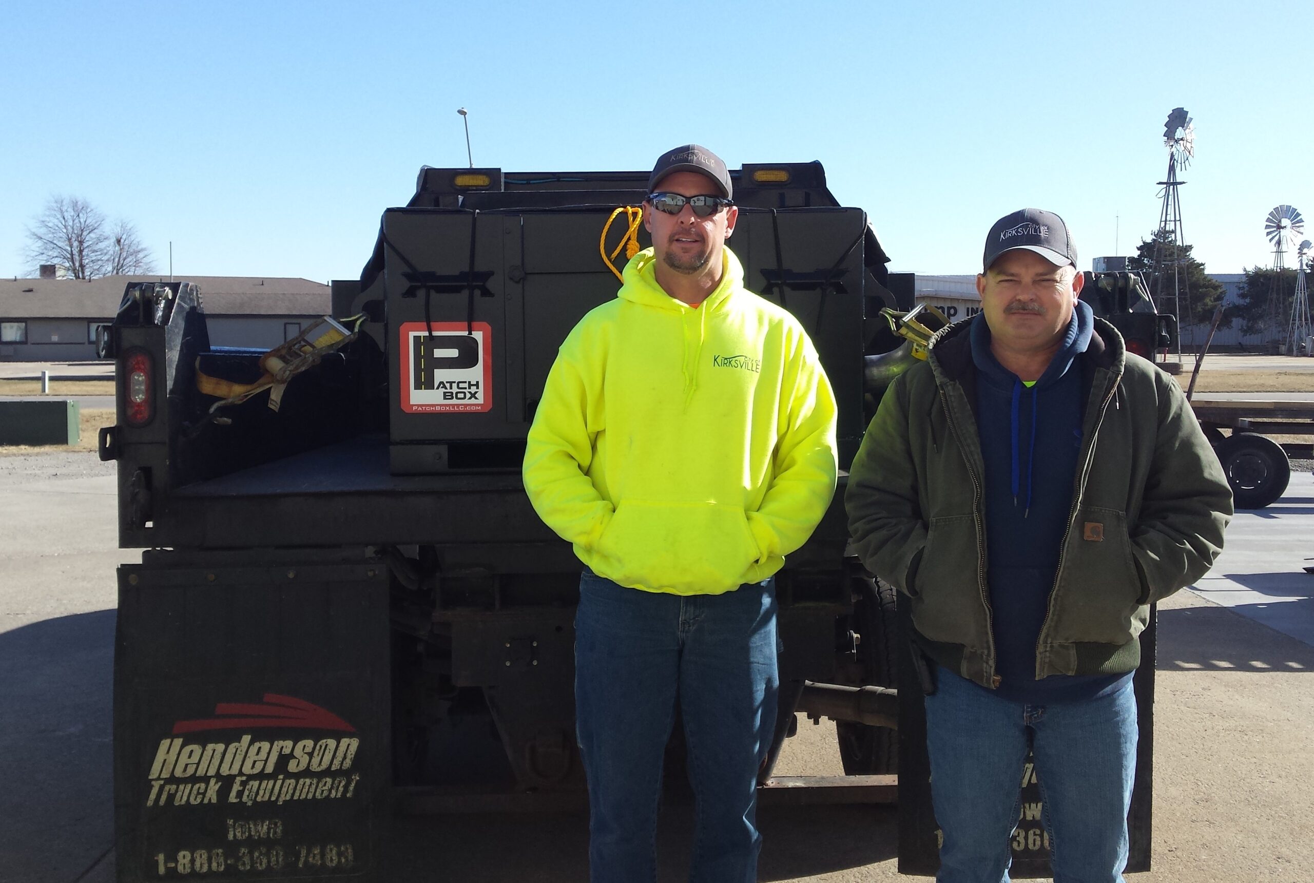 The City of Kirksville, MO was looking for an affordable asphalt hot box. They are a repeat customer.